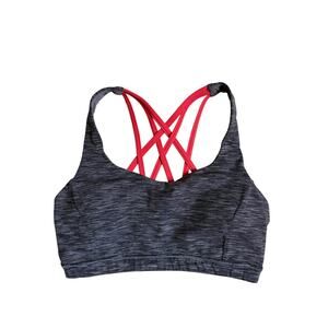 Lululemon Free To Be Serene Bra *Light Support, C/D Cup (Grey / Pink Punch) - 8